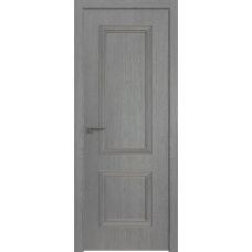 52ZN 800*2000 Грувд кромка ABS в цвет Багет внеш. серебро глянец