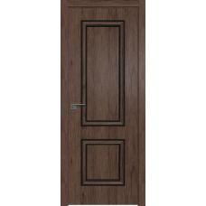 52ZN 800*2000 Дуб салинас темный кромка ABS в цвет Багет внеш. даркбраун