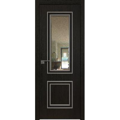 53ZN зеркало патина 800*2000 Даркбраун кромка ABS в цвет Багет внеш. серебро глянец
