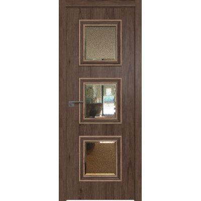 55ZN зеркало патина 800*2000 Дуб салинас темный кромка ABS в цвет Багет внеш. салинас светлый