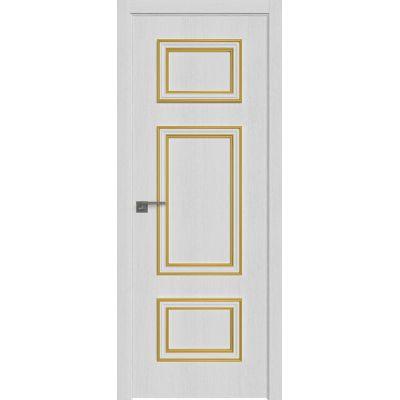 56ZN 800*2000 Монблан кромка ABS в цвет Багет внеш. золото глянец