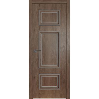 56ZN 800*2000 Дуб салинас темный кромка ABS в цвет Багет внеш. серебро глянец