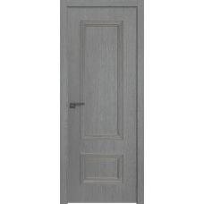 58ZN 800*2000 Грувд кромка ABS в цвет Багет внеш. серебро глянец
