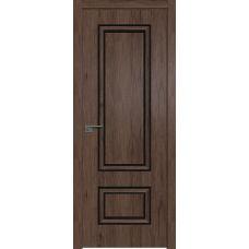 58ZN 800*2000 Дуб салинас темный кромка ABS в цвет Багет внеш. даркбраун