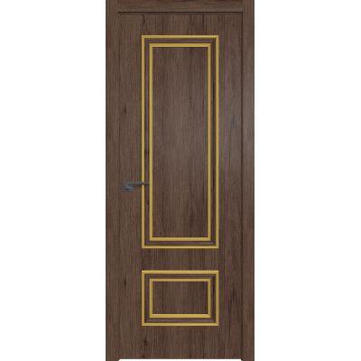 58ZN 800*2000 Дуб салинас темный кромка ABS в цвет Багет внеш. золото глянец