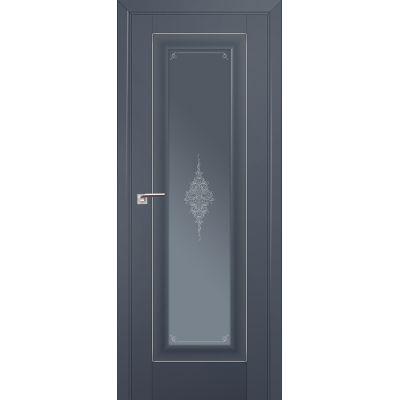 24U графит кристалл 800*2000 Антрацит серебро люкс