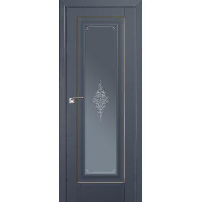 24U графит кристалл 800*2000 Антрацит золото люкс