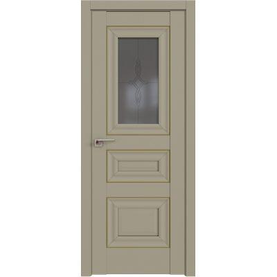 26U графит узор 800*2000 Шеллгрей золото