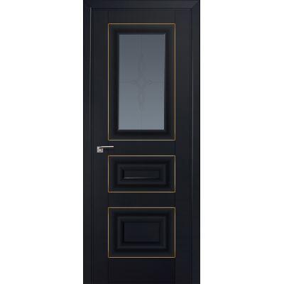 26U графит узор 800*2000 Черный матовый золото