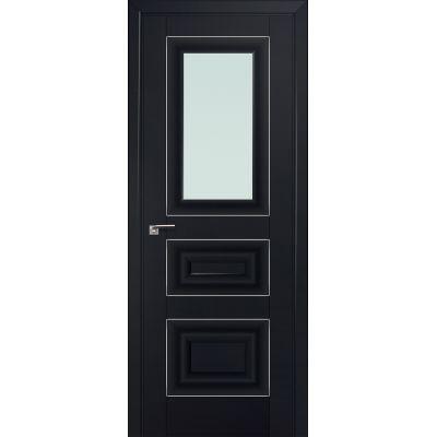 26U матовое 800*2000 Черный матовый серебро люкс