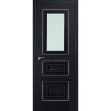 26U матовое 800*2000 Черный матовый золото люкс