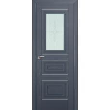 26U матовое узор 800*2000 Антрацит серебро люкс