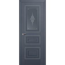 26U графит кристалл 800*2000 Антрацит серебро люкс