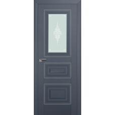 26U матовое кристалл 800*2000 Антрацит серебро