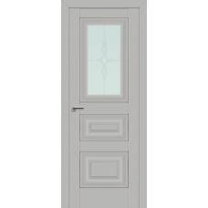 26U матовое узор 800*2000 Манхэттен серебро