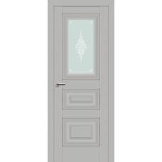 26U матовое кристалл 800*2000 Манхэттен серебро люкс