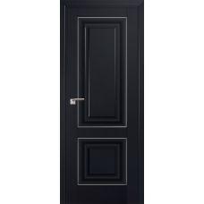 27U 800*2000 Черный матовый серебро люкс