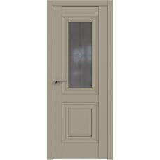 28U графит узор 800*2000 Шеллгрей серебро люкс