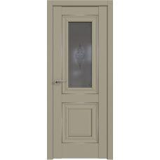 28U графит кристалл 800*2000 Шеллгрей серебро люкс