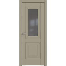 28U матовое кристалл 800*2000 Шеллгрей серебро люкс