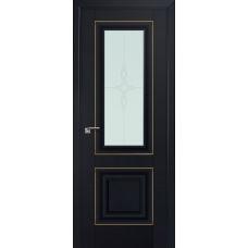 28U матовое узор 800*2000 Черный матовый золото люкс