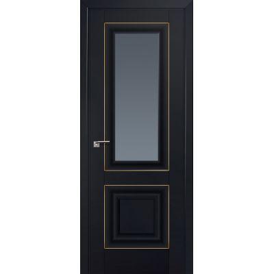 28U графит 800*2000 Черный матовый золото люкс