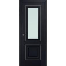 28U матовое 800*2000 Черный матовый серебро люкс