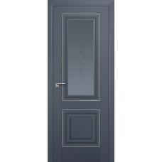 28U графит узор 800*2000 Антрацит серебро