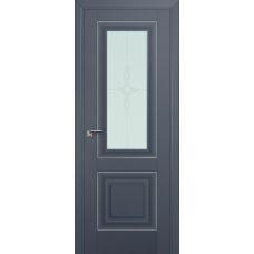 28U матовое узор 800*2000 Антрацит серебро люкс