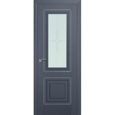 28U матовое узор 800*2000 Антрацит серебро люкс