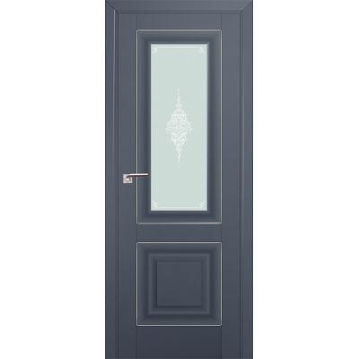 28U матовое кристалл 800*2000 Антрацит серебро люкс