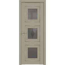 97U графит кристалл 800*2000 Шеллгрей серебро люкс