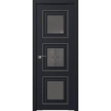 97U графит узор 800*2000 Черный матовый серебро люкс