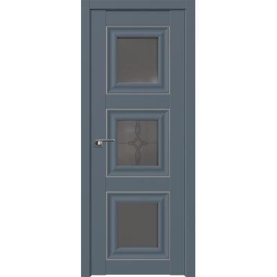 97U графит узор 800*2000 Антрацит серебро люкс