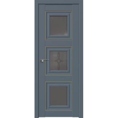 97U графит узор 800*2000 Антрацит золото люкс