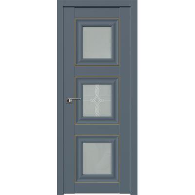 97U матовое узор 800*2000 Антрацит золото люкс