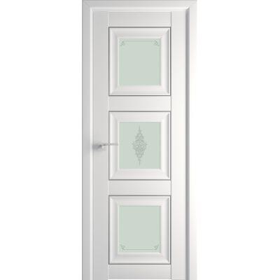 97U матовое кристалл 800*2000 Аляска серебро люкс