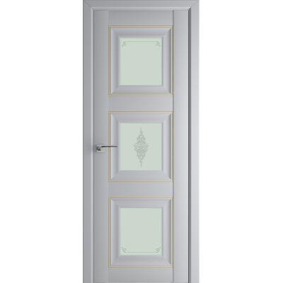 97U матовое кристалл 800*2000 Манхэттен золото люкс