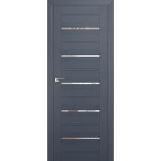 48U прозрачное 800*2000 Антрацит молдинг в цвет