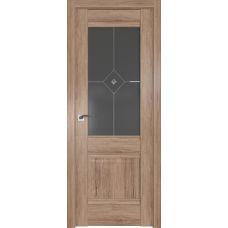 2XN графит узор с проз. фьюзингом 800*2000 Дуб салинас светлый