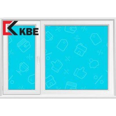 ОКНО ПВХ KBE 2 СТВОРКИ