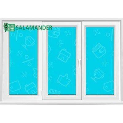 ОКНА ПВХ SALAMANDER 3-Х СТВОРЧАТОЕ