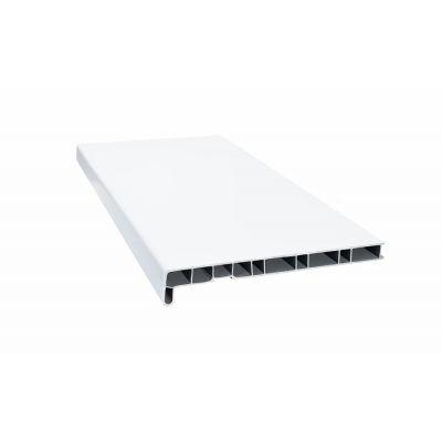 Подоконник ПВХ Витраж + белый стандарт 